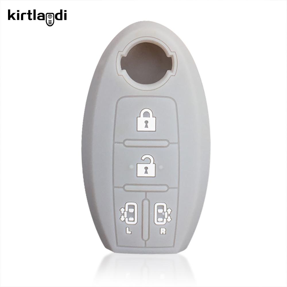 Kirtlandi Key Holder Keychain Accessories For Nissan Serena Siren Evalia Nv200 C23 Mpv 4 Button Car Key Case Cover Shell
