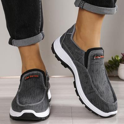 Herenschoenen, Schoenen van gewassen canvas, Heren casual schoenen, Ademende en geurbestendige stoffen schoenen voor heren