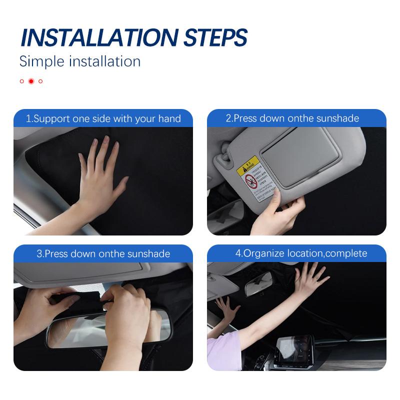 Windshield SunShade For Land Rover Discovery 5 Car Accessories Sun Shade Visor Cover Foldable Space-Saver Anti-UV Lightproof