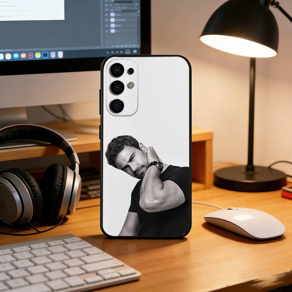 Actor T-Theo James Phone Case Black Silicone Soft For Samsung S25,S24,S21,S22,S23,S30,Ultra,S20,Plus,Fe,Lite