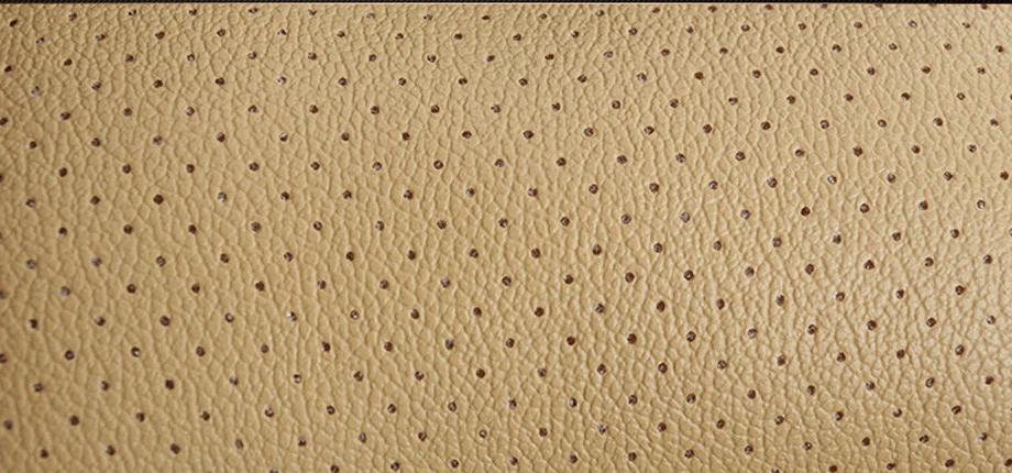 PU/fiber beige cushion