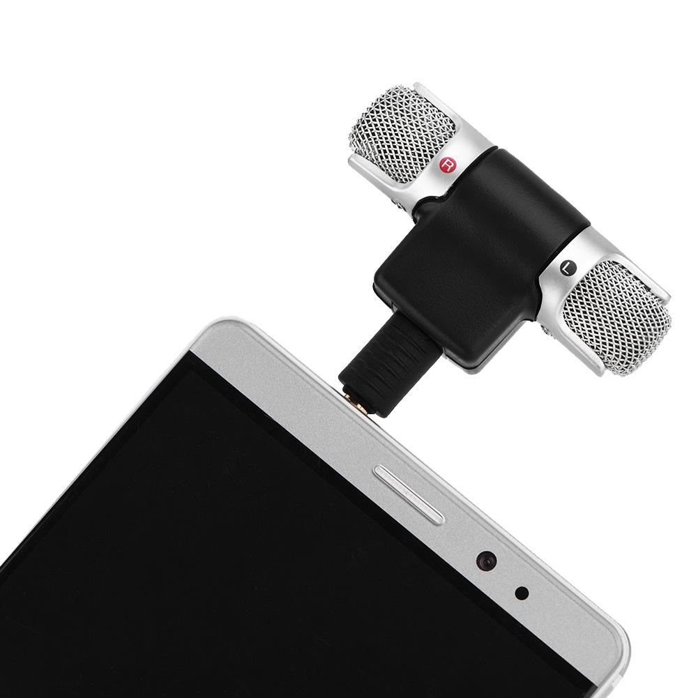 Mini Stereo Mikrofon Mic 3,5mm Pozlacený Konektor Jack pro Telefony Andriod a iPhony