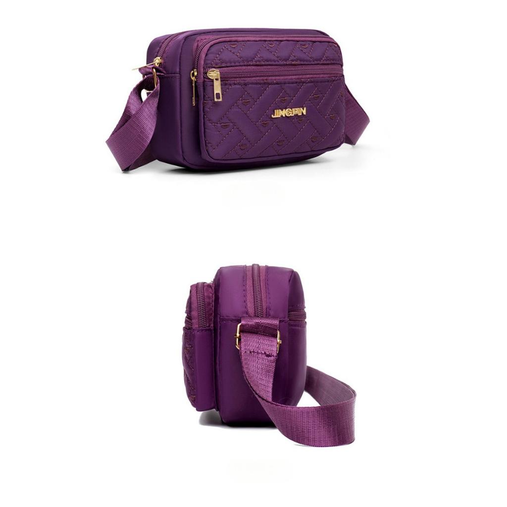 Unisex Casual Shoulder Bag - Adjustable Shoulder Strap, Multi Compartment Design, Portable and Lightweight, Suitable for Daily Commuting and Travel