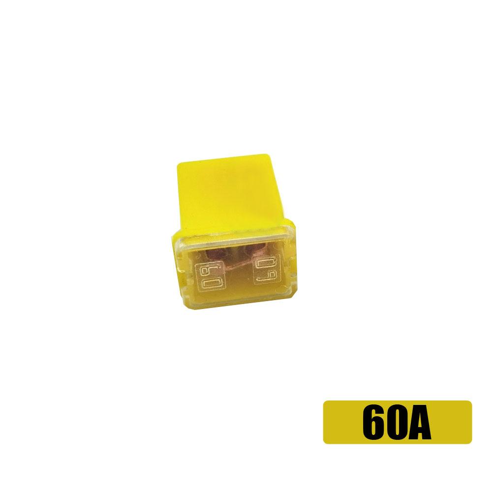 Universal Waterproof Mini Square Fuse 32V 20A 25A 30A 40A 50A 60A Automotive Car Fuse with Plastic Box Socket Car Accessories