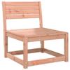 VidaXL Garden Sofa Without Armrests, Terrace Seat with Backrest, Modular Patio Chair, Outdoor Furniture, Wood 844672
