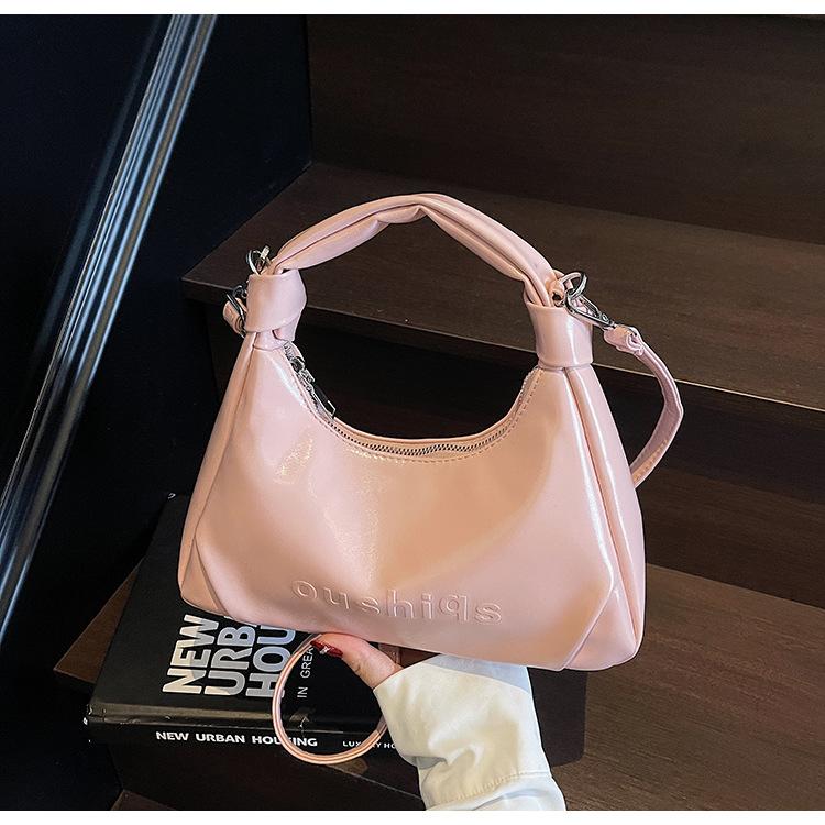 Women's Bag Summer New Pleated Fashion Popular Shoulder Messenger Bag Portable Commuter Texture