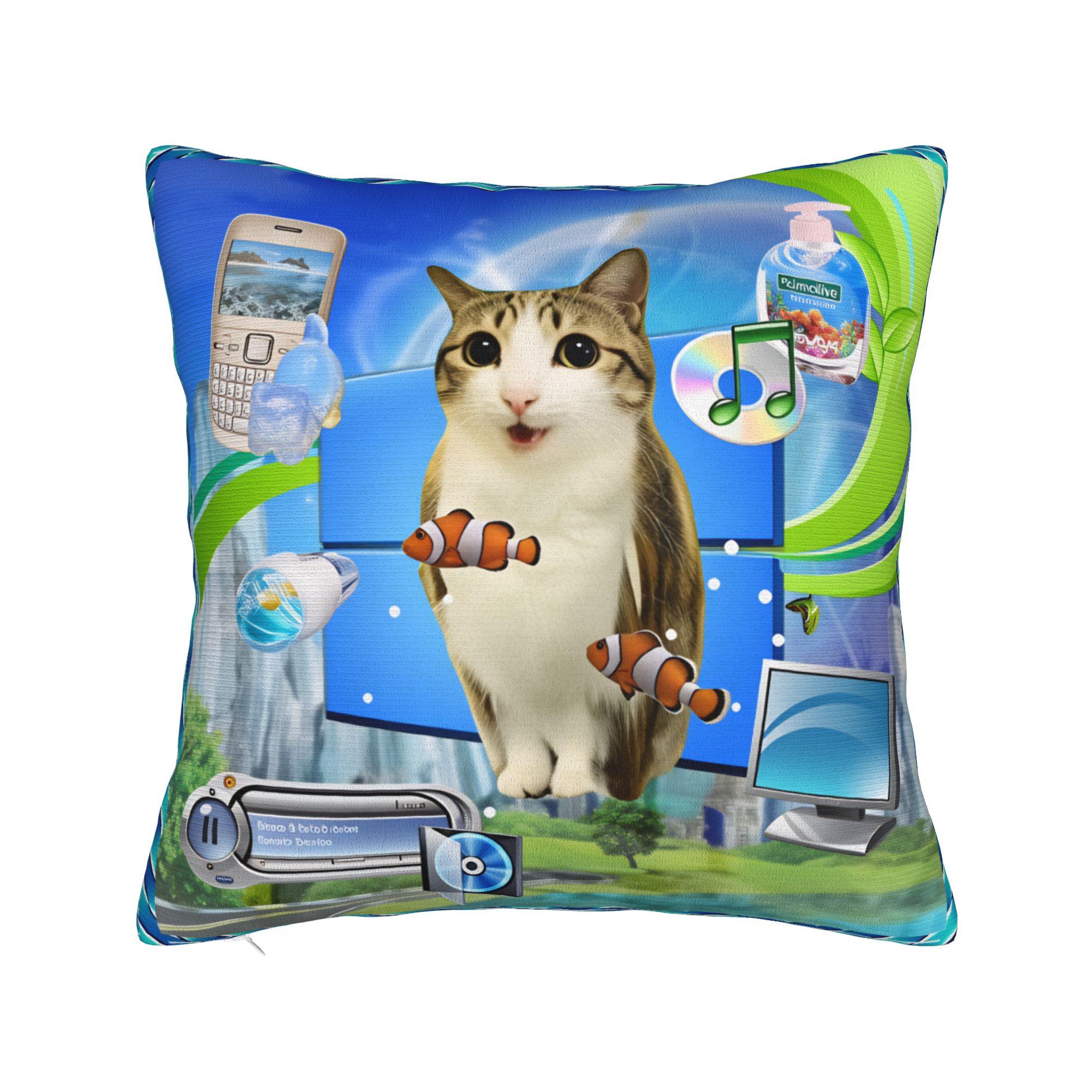 Наволочка Эстетика Frutiger Aero Ретро Трендовая Наволочка Для Дивана Автомобиля Домашнего Декора Наволочки 5050cm 1170₽