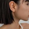 4 pairs Light Luxury Small Hoop Earrings Minimalist Earrings Set Stainless Steel Earrings  Wedding