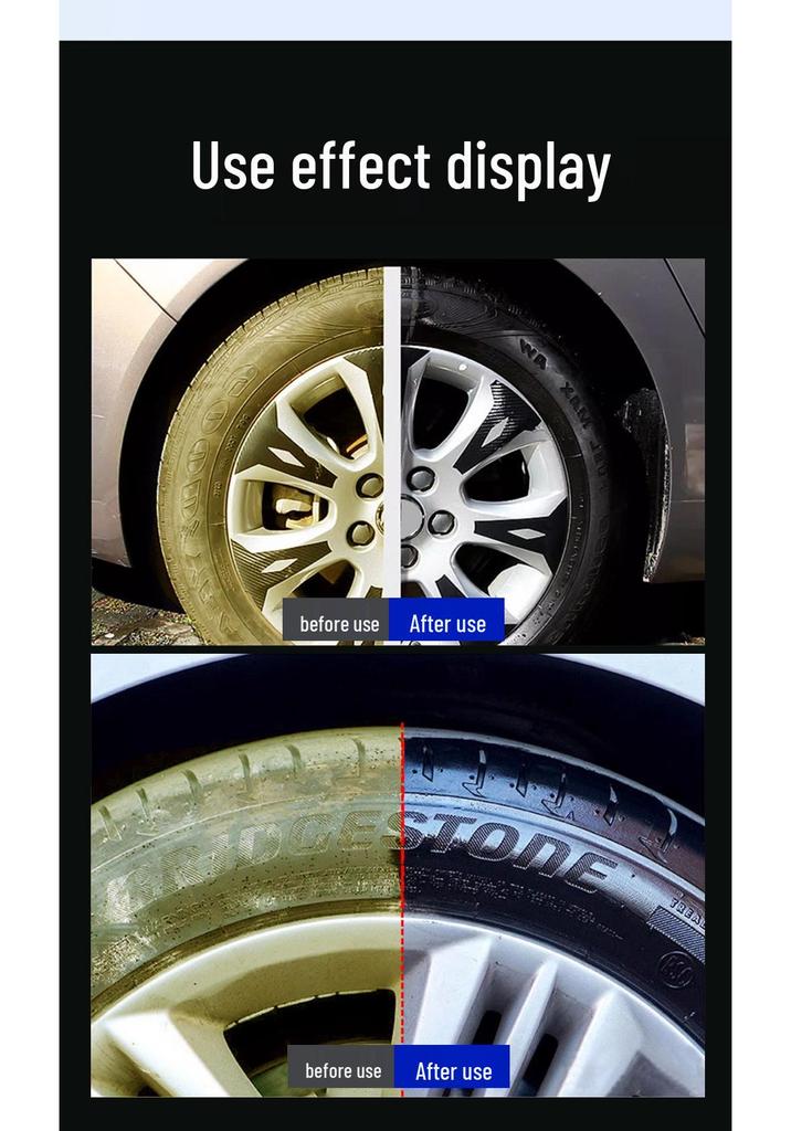 Car Tire Yellowing Removal Foam Cleaner