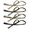 Tactical Military Dog Collar Leash Adjustable Nylon Leash for Medium Large Dogs Heavy Duty Dog Leash with Shock Absorption