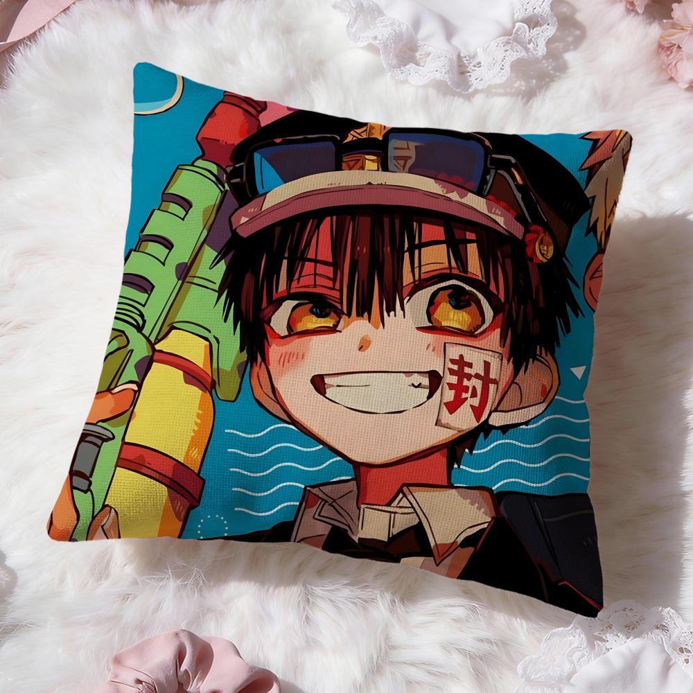 b-Bound Hanako-kun Cushion Cover Premium Comfort Reversible Pillow Cove -Two in One Design for Any Room & Car Interior