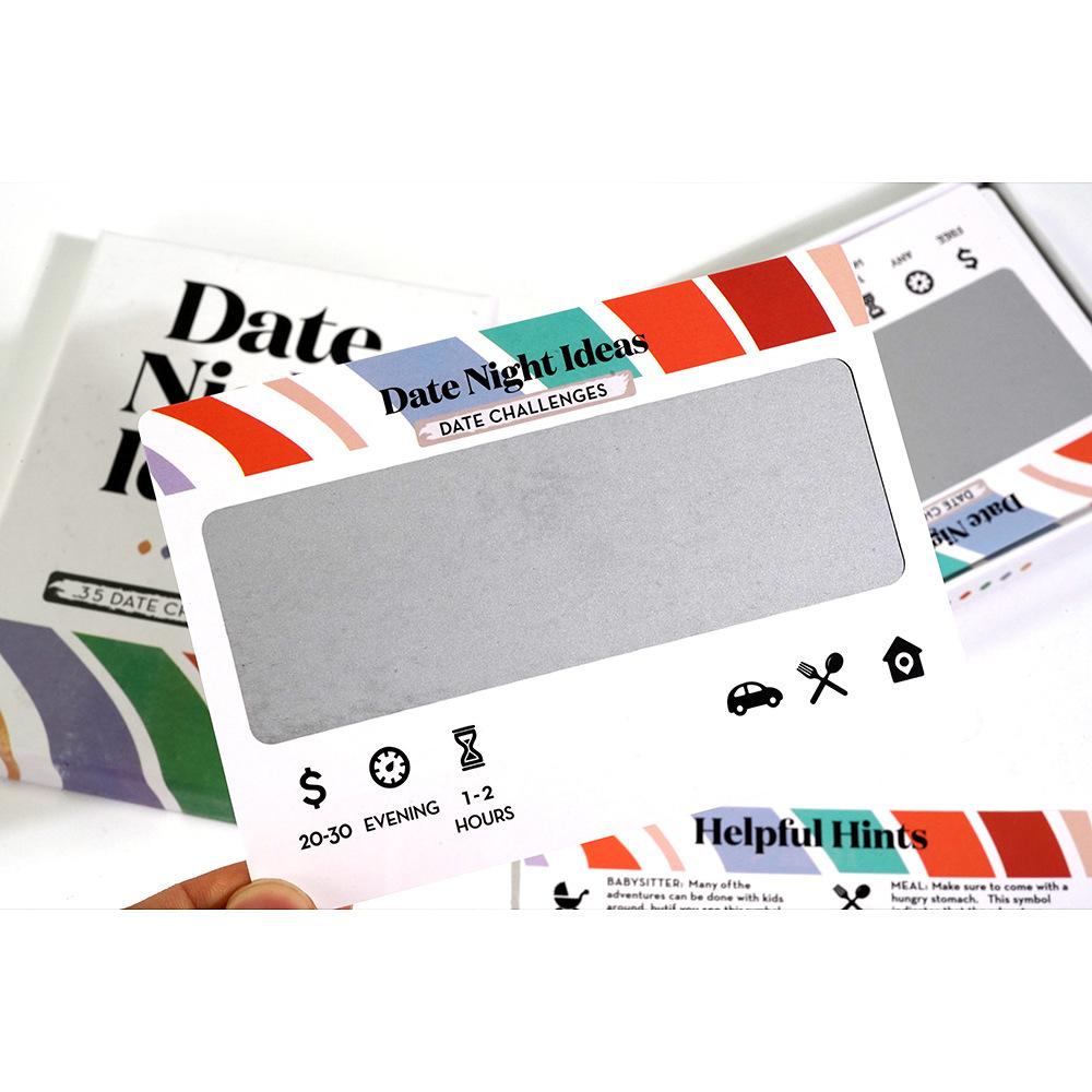 Romantiska Roliga Skrapkort Idéer för Dejtkväll Par Födelsedagar Jubileer Gåvor