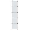 vidaXL Modularer Schrank mit 14 Fächern Weiß 37x146x180,5 cm