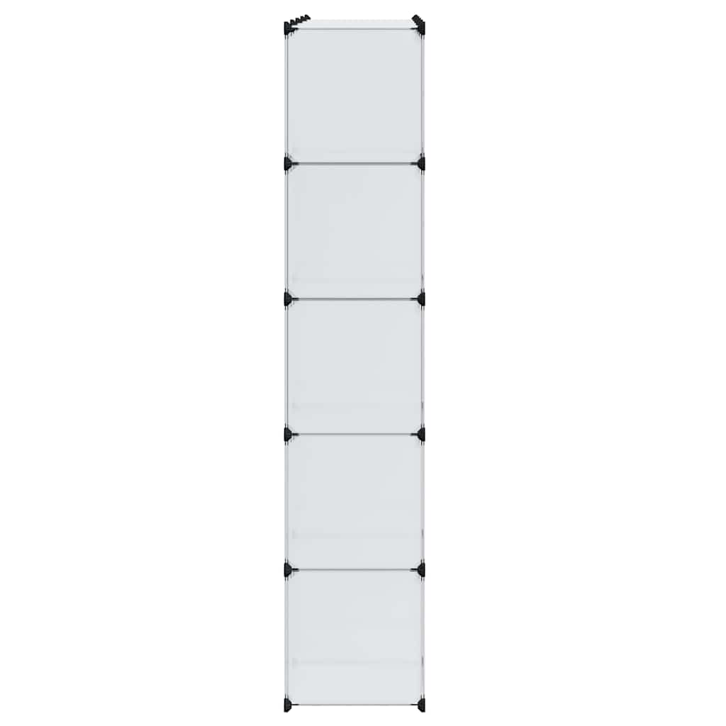 vidaXL Modularer Schrank mit 14 Fächern Weiß 37x146x180,5 cm