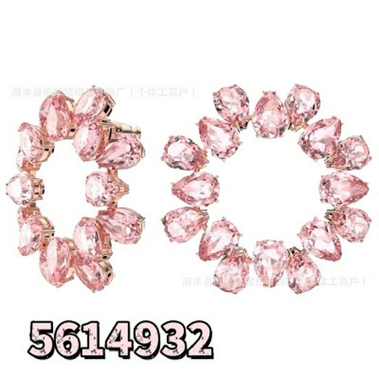 Shi Family Exquisite Purple Octagonal Rhinestone Necklace & Choker Bracelet Set