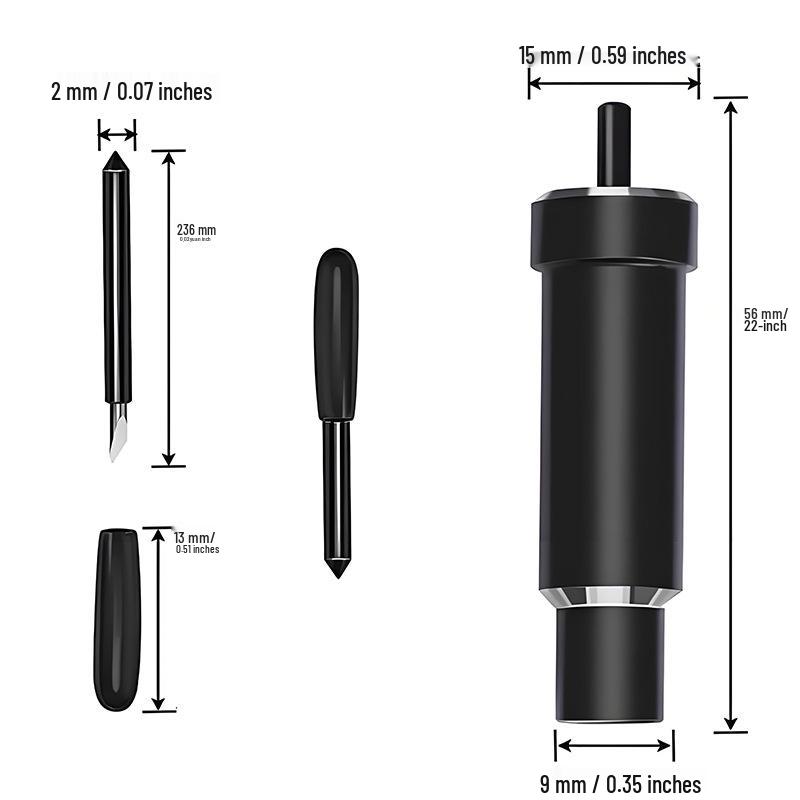 Gold Deep Cut Blade & Tool Holder for Engraving Machines