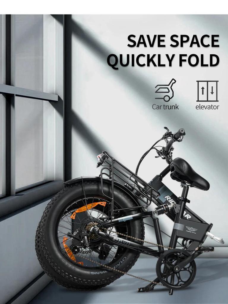 Horské elektrokolo Ridstar H20 1000w EBIKE Městská elektrokola pro dojíždění pro dospělé 48V 15ah 45km/h