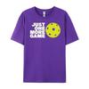 Pickleball Just One More Game Plain Shirt T Shirts For Unisex Vintage T Shirts High Quality Unisexs Tshirt Aesthetic