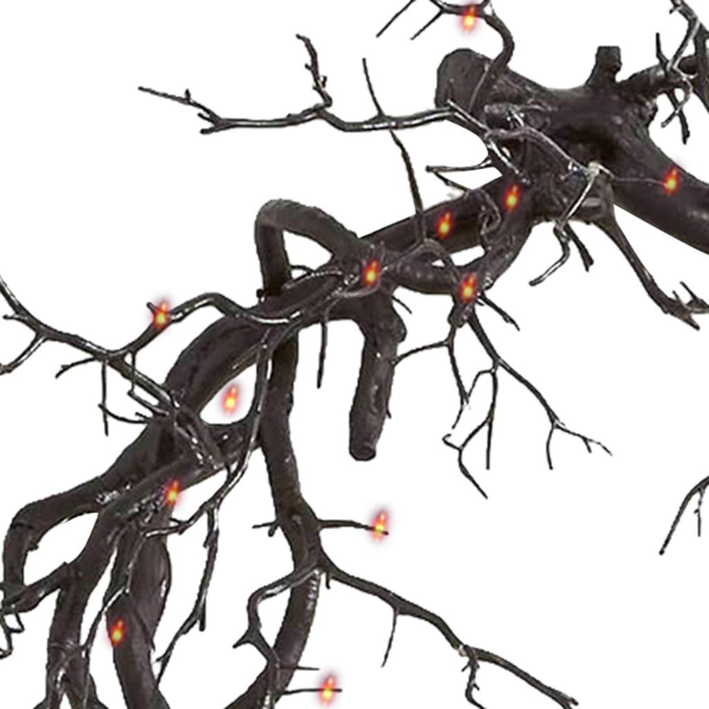 Halloween Front Door Wreath 17 Inch Scary Halloween Decoration Dead Branch