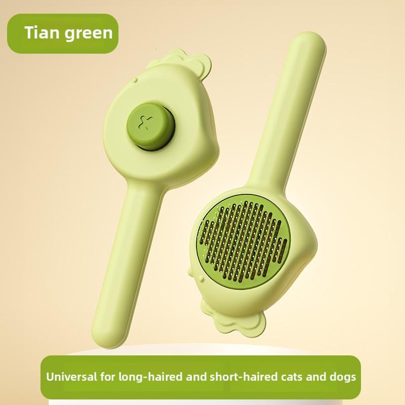 

New Cat Chick Animal Shape Self-cleaning Needle Comb Dog Hair Removal Massage Hair Removal Brush Pet Cat Comb Universal