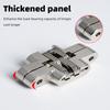 3Pcs Concealed Barrels Crosses Door Hinge Hardware Zinc Alloy Auto Closing Door Hinge For Folding Door And Cabinets