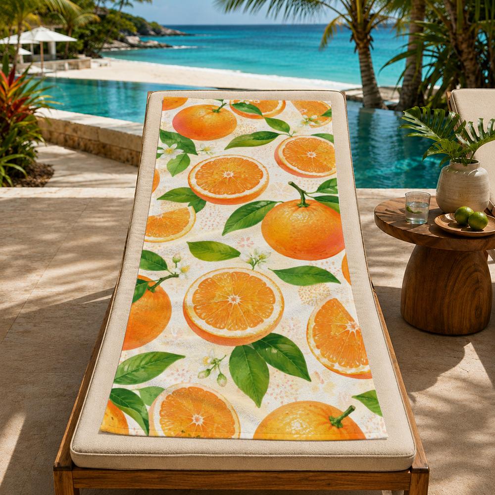 Summer Fruits Towel Five-Star Hotel Quality Eco-Friendly Ultra Soft Thick Towels & Beach Towels Gym Shower