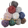 50g Colorful Alpaca Yarn, 25.00% Alpaca Thick Crochet Wool Yarn, Winter Hand-woven Crochet Hat Jacket Scarf Bag Sweater Thread