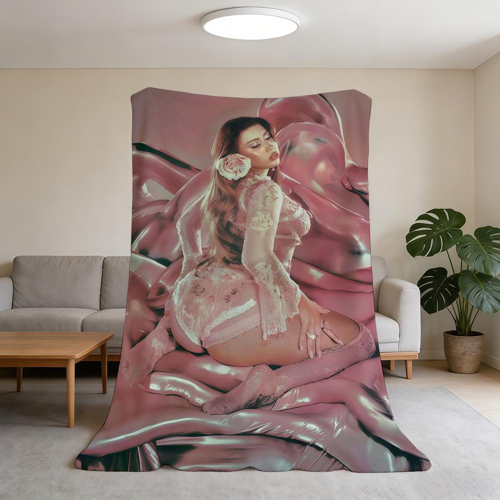 Singer K-Kali Uchis Sincerely Blanket Super Warm Comfortable Plush Throw Blanket Child Home Sofa Bedroom Gift