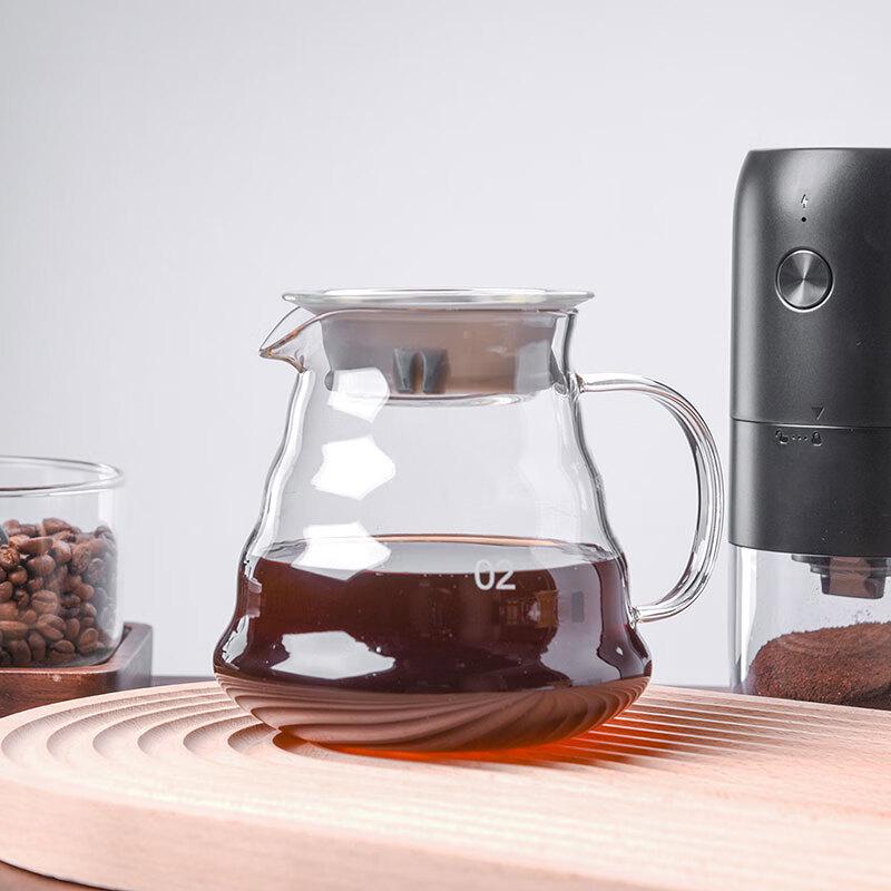 CLITON Electric Coffee Grinder & Pour-Over Coffee Set