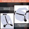 Bondage Sex Restraints Kit Neck To Wrist Restraints Leather Straps Whip SM Bondage Harness Sex Games Adult Sex Toys