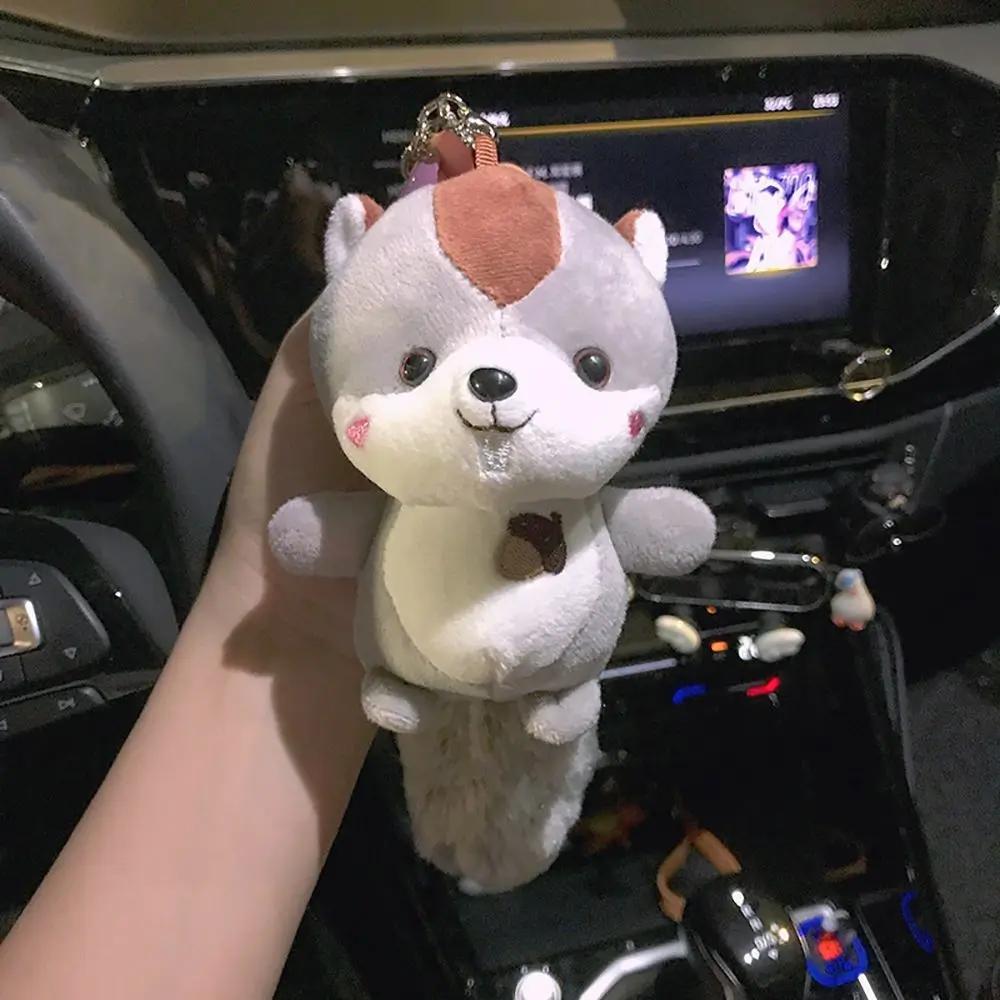1Pc Cute Snapper Head Set Keychain Cat Plush Action Figure Key Chain Doll Pendant Bag Accessories Baby Keyring