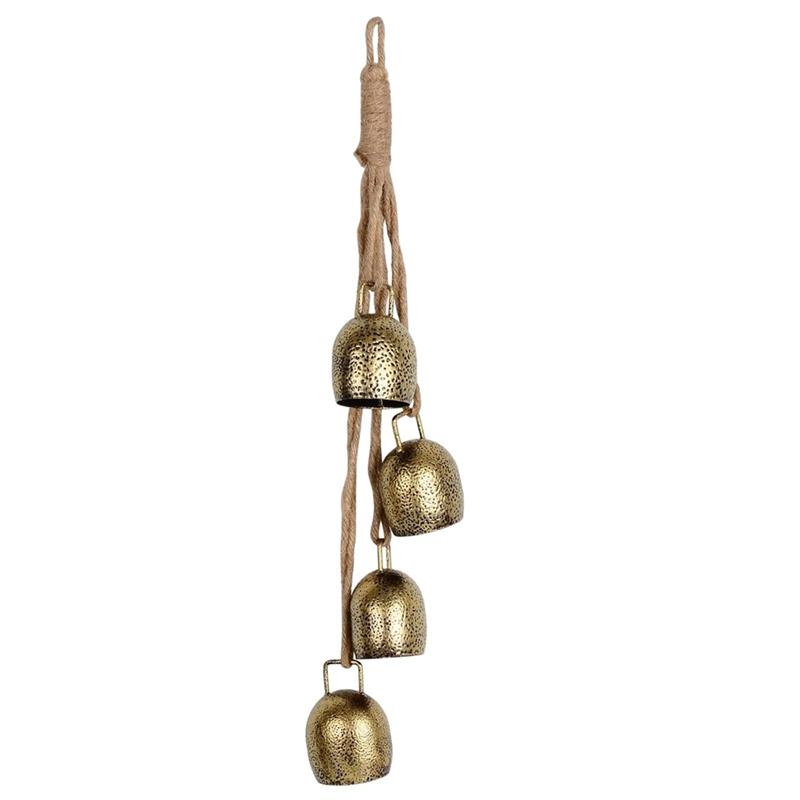 Christmas Cow Bells Rustic Vintage Bell Christmas Decoration Gold Rustic Bells Christmas Tree Hanging