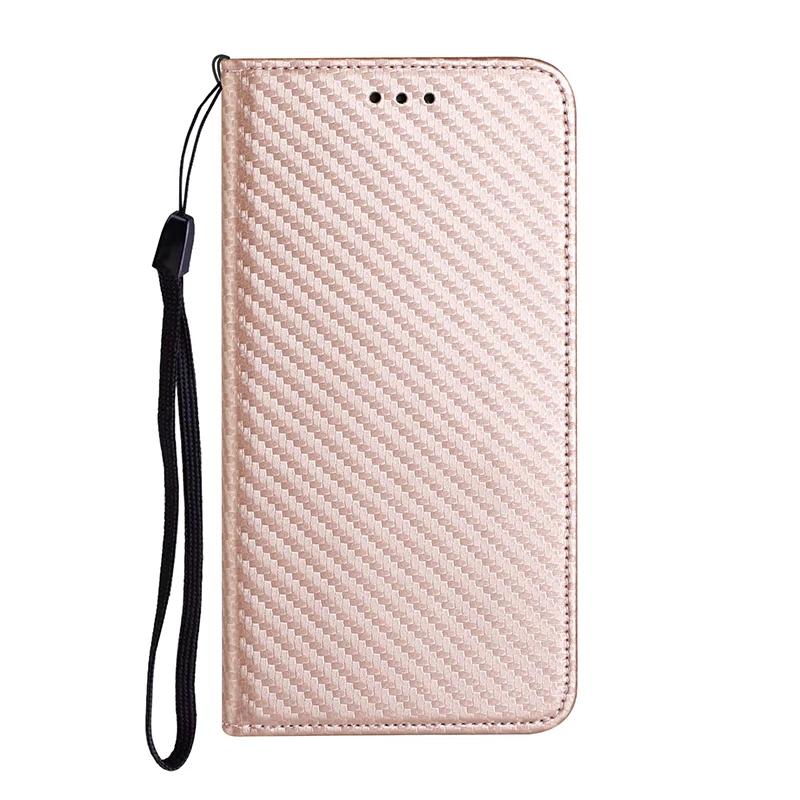 Carbon Fiber Flip Case For iPhone 16E 16 15 14 13 12 11 Pro XR 10 XS Max X 8 7 Plus Card Holder Phone Cover Magnetic Flip Wallet