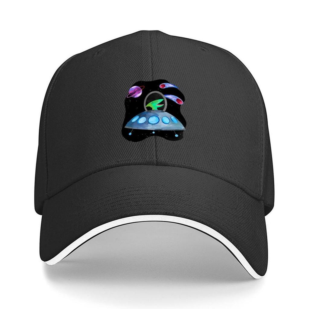 Space Dinosaur Astronauts Watercolor Pink Purple Pattern Baseball Cap Hard Hat Hood Tactical Cap Luxury Caps Caps Women Mens