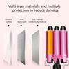 Triple Barrel Hair Waver - Reversible Big & Small Wave Styles, EU Plug Wave Pattern Electric Hair Curler Salon Accessories Tools