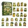 Acrylic Hanging Decorations Frog Advent Calendar 2026, 24 Days Christmas Countdown with Pcs 2D Gift for Kids Ornaments, Cute Pendants Holiday Parties,