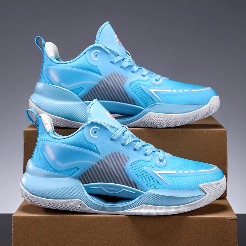 Teenager rutschfest, verschleißfest und stoßdämpfend echte Basketballschuhe, Herren- und Damen- ultraleicht und atmungsaktiv Studenten-Freizeit