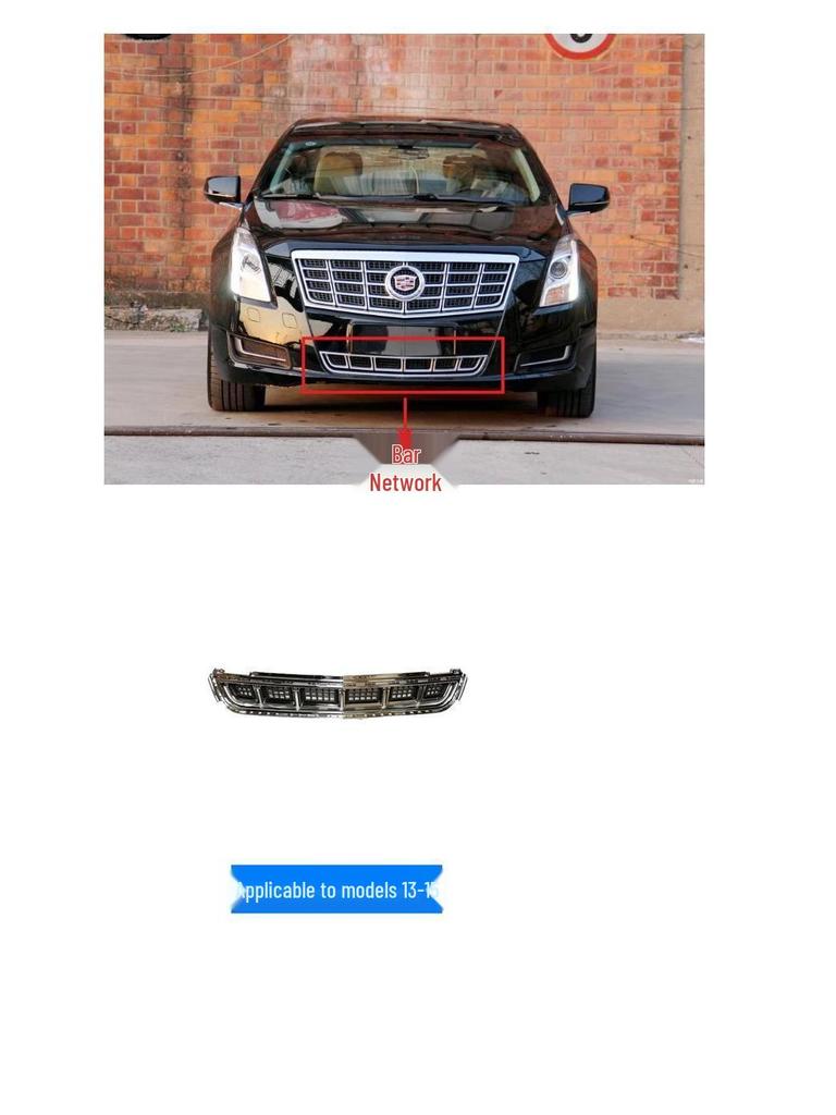 Compatible with 13-19 Cadillac XTS Front Bumper Lower Grille Cover Ventilation Net