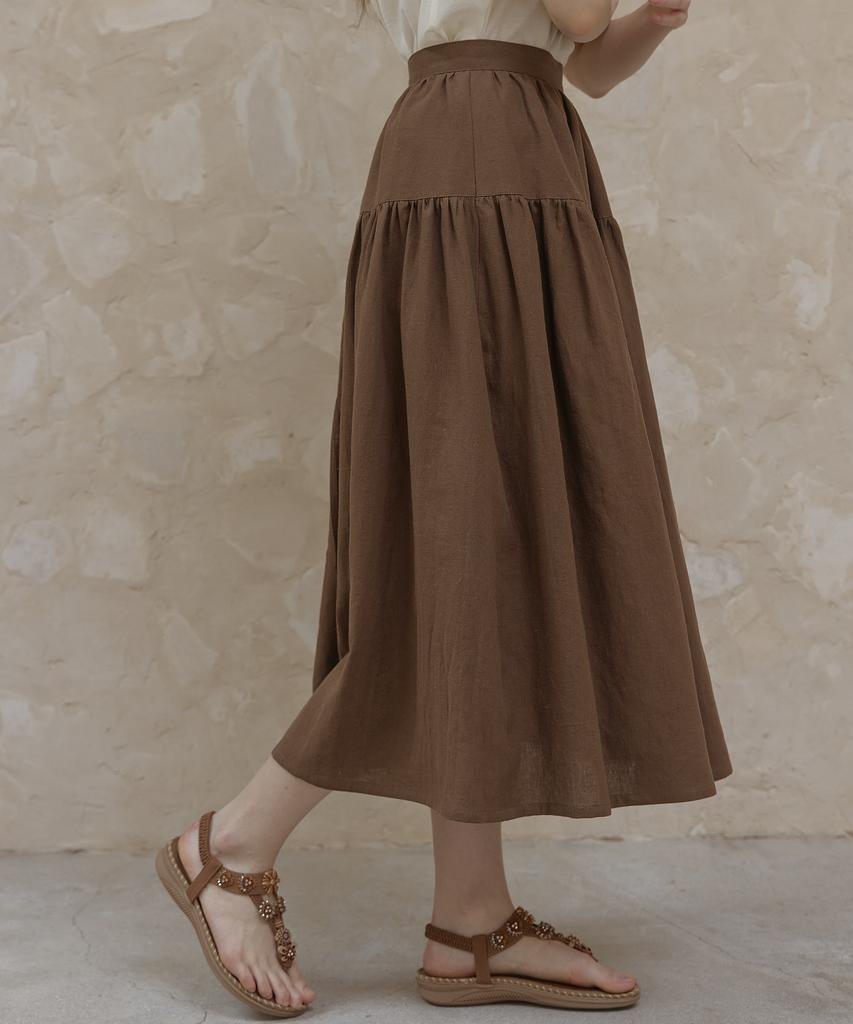 Tina Blossom Natural Skirt