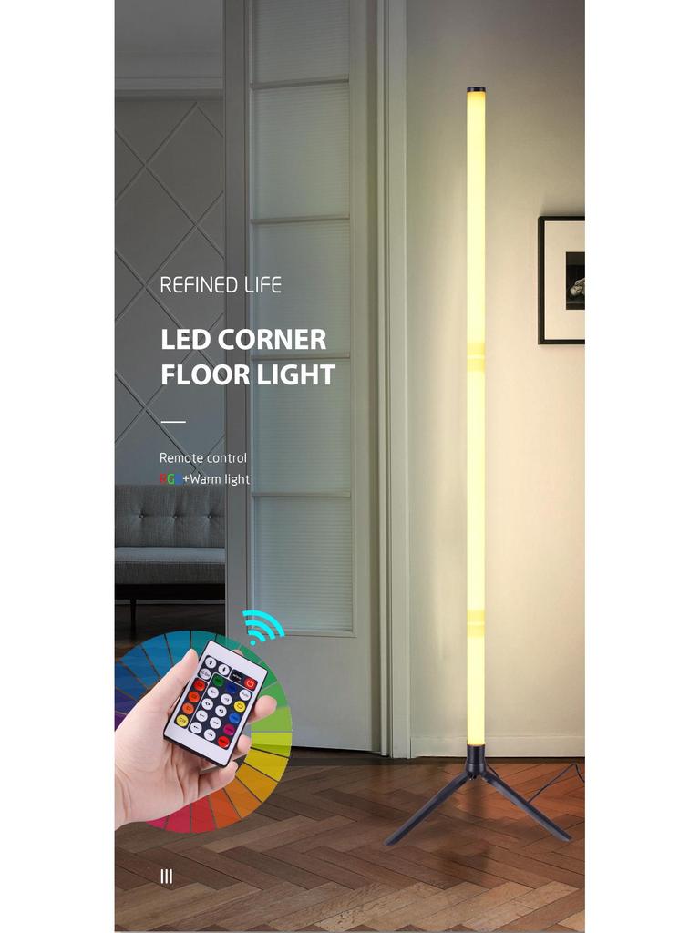 Cross-border Graffiti Corner Light: USB RGB Floor Lamp with APP Remote Control