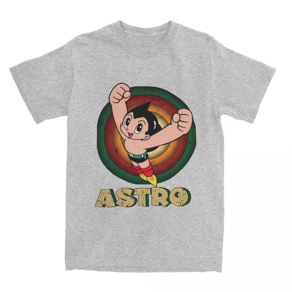 Neuankömmling Herren Klassische Cartoon Astro Boy Hemd Bekleidung Japan Manga Mighty Atom Astroboy T-Shirt Kleidung T-Shirt