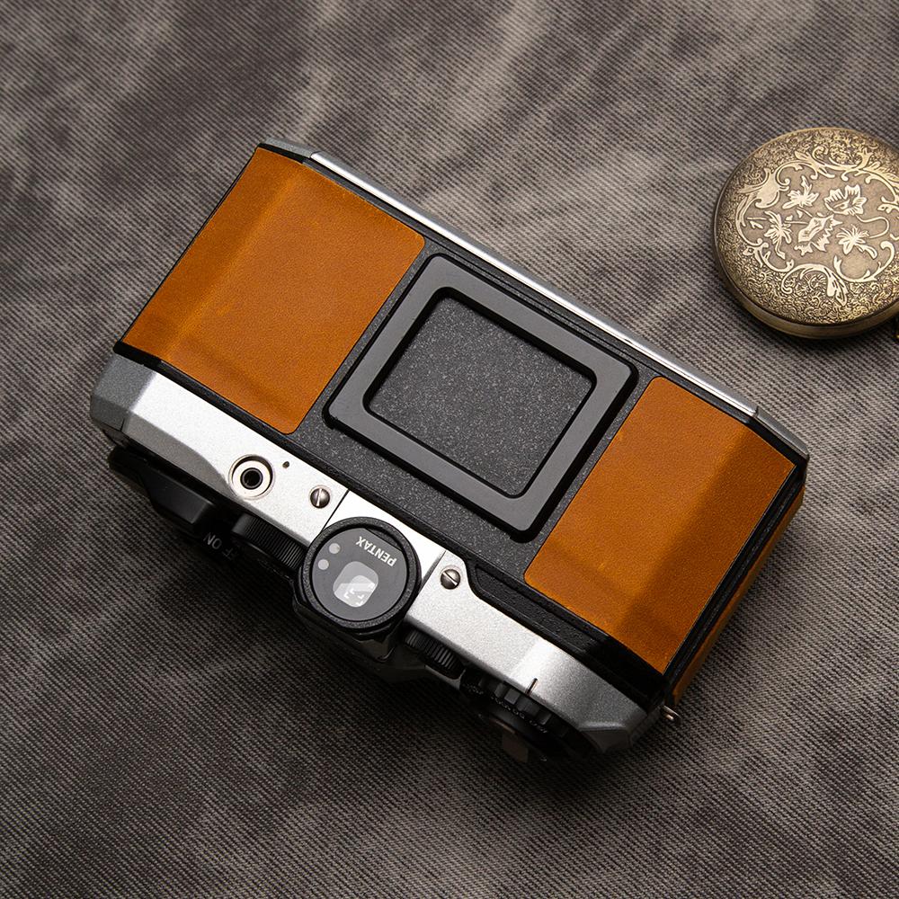 Genuine Leather Camera Decorative Sticker Grip Skin for PENTAX 17 Skin Decal Skin Personality DIY Camera Sticker Accessories