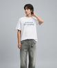 NATIONALGEOGRAPHIC N262Uts902 Sorona Cool Heart Logo Semi-Oversized Short Sleeve T-Shirt White