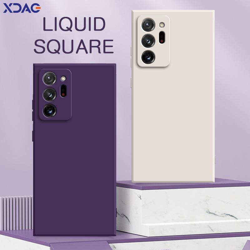 

Квадратный жидкий силиконовый мобильный чехол для Samsung Galaxy Note 9 10 20 Plus Ultra Case Note9 Note10 Note20 защитные линзы Fundas