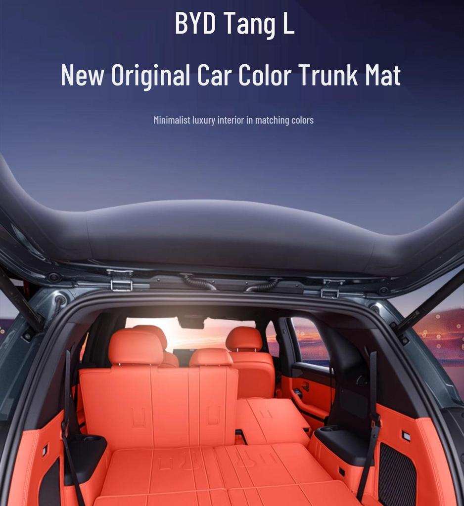 BYD Tang L 2025 Trunk Mat for EV/DM-i/DM-p - Full Coverage Tail Box Mat