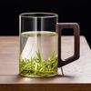 Office High Temperature Resistant Glass Cup Chinese Hospitality Green Tea Brewing Tea Cup Transparent Borosilicate Glass Drinking Water Cup