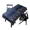 American Light Luxury Flannel Digital Printing Geometric Line Coffee Table Tablecloth Table Cloth