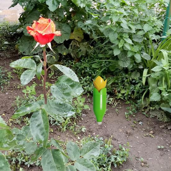 2Pcs Automatic Flower Waterer with Visible Water Level Control Intelligent Self-Watering System Garden Self-watering Tool