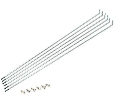 HOSHI SPOKES 12 X 273 FIX Spokes CP1 Set of 6 Pieces with 6 Nipples (6 Pieces) #13