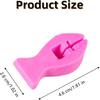 4 PCS Fish Shape Silicone Spoon Holder - Non-Slip Clip-On Utensil Rest for Kitchen (Blue, Pink)